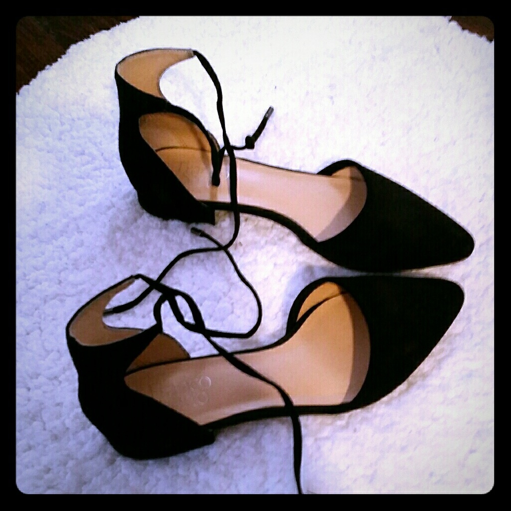 Franco sarto lace up flats sz 7.5